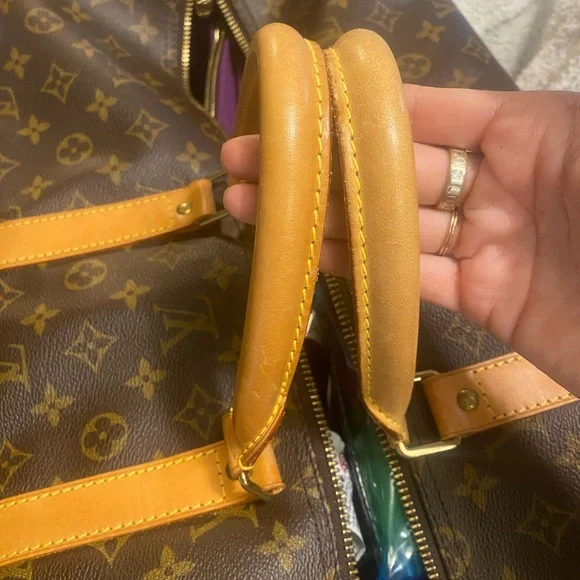 Auth Louis Vuitton Keepall Bandouliere 55 Monogram Boston Bag - Picture 2 of 9